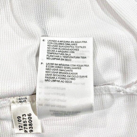 Adidas Mens Climalite Golf Polo Shirt White The Vineyard Logo Short Sleeves L - Picture 11 of 11